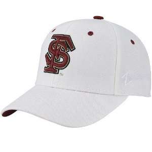 Zephyr Florida State Seminoles (FSU) White DH Z Fit Hat:  