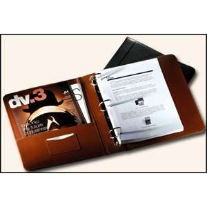  2 3 Ring Leather Binder: Office Products