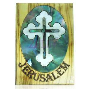  Mother Of Pearl Magnet Orthodox Cross: Everything Else