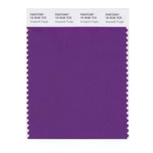  PANTONE SMART 19 3536X Color Swatch Card, Amaranth Purple 