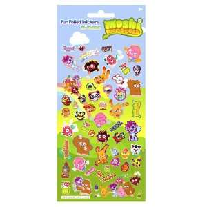  Moshi Monsters Fun Foiled Stickers Large: Toys & Games
