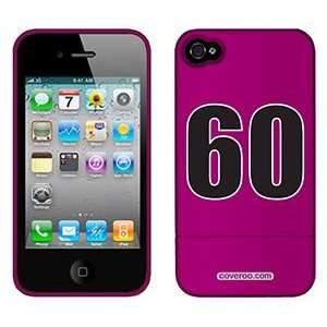  Number 60 on AT&T iPhone 4 Case by Coveroo: MP3 Players 