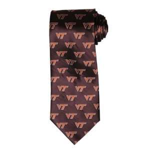  Virginia Tech   Hokies   Woven Maroon Logo   Necktie   Tie 