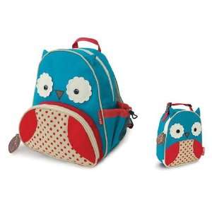  Skip Hop Zoo Backpack and Lunchie  Owl: Baby