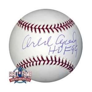   /Hand Signed Rawlings Official MLB Baseball with HOF 99 Inscription