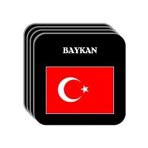  Turkey   BAYKAN Set of 4 Mini Mousepad Coasters 