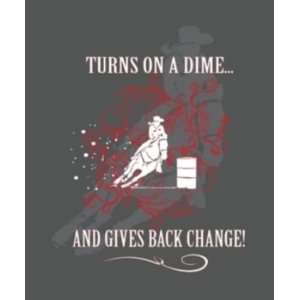  Turns On A Dime Gives Back Change T Shirt Large: Pet 