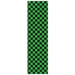   Diamond Skateboard Grip Tape Sheet Green Checker
