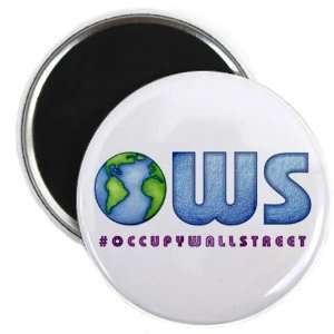 Hashtag Occupy Wall Street Global OWS WE ARE THE 99% 2.25 inch Fridge 