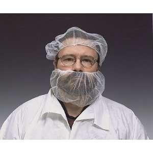 Nylon beard net, white, 100/bg:  Industrial & Scientific