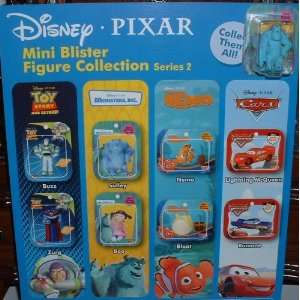  Disney Pixar Mini Movie Figure Collection in Blister Packs 