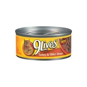  9Lives Turkey & Giblet Dinner 24 5.5 oz cans