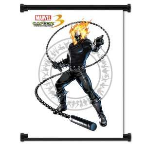 Marvel vs. Capcom 3: Fate of 2 Worlds Game Ghost Rider Fabric Wall 