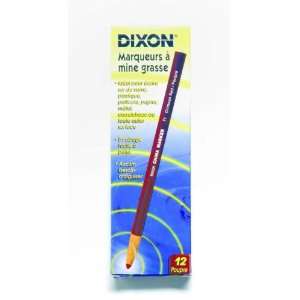   : Dixon China Marker, Crimson Red, 12 Count (00071): Office Products