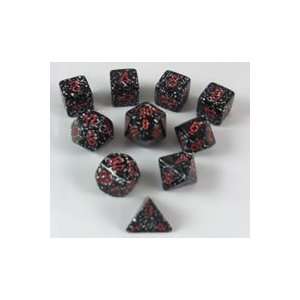  Space Elemental Polyhedral Dice Set   10pc Set in Tube 