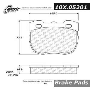  Axxis, 109.05201, Ultimate Brake Pads: Automotive