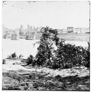  Richmond,Va. Ruins of Mayos Bridge; the city beyond