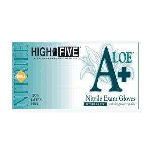 High Five Nitrile Exam Gloves/A Aloe, Small, 2000/cs:  