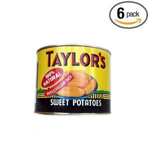 Taylors Vac Pack Whole Sweet Potato, 12.75 Ounce (Pack of 6):  