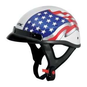   FX 70 Beanie Helmet , Color White, Size XL, Style Flag 0103 0833