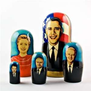   Dolls,5 pcs/ 7  President Obama Nesting Dolls: Toys & Games