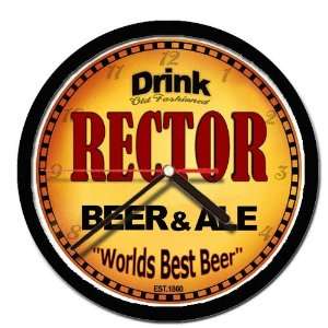  RECTOR beer and ale cerveza wall clock: Everything Else