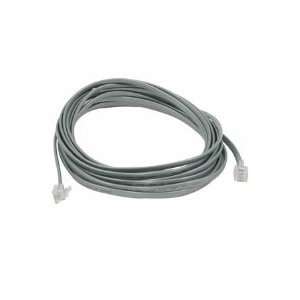   6P4C Straight Modular Cable, Silver (14 Feet/4.26 Meters): Electronics