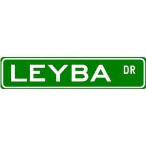  LEYBA Street Name Sign ~ Family Lastname Sign ~ Gameroom 