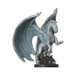  D & D Minis Medium Silver Dragon # 10   Under Dark Toys & Games