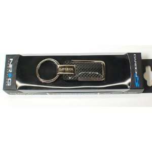  NRG Official Real Carbon Fiber Type M Keychain Key Ring 