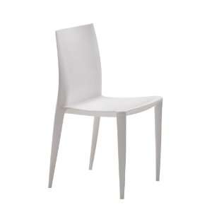  Zuo Modern Laser chair white 100320: Home & Kitchen