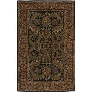   Treasures Hand Tufted wool area Rug   103 80 Round: Kitchen & Dining