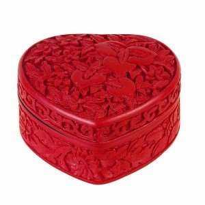  Heart Shaped Box with Flower   Cinnabar: Everything Else