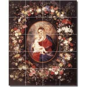 Peter Rubens Religious Floor Tile Mural 9  24x30 using (20) 6x6 tiles