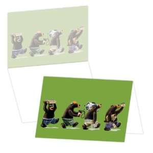  ECOeverywhere Bear Essential Boxed Card Set, 12 Cards and 