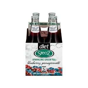 Steaz Zero Blueberry/Pomegranate, 12 Ounce Glass (Pack of 24)  