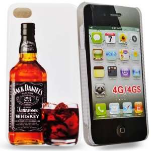   Jack Daniel  design hard case cover for apple iphone 4s Electronics