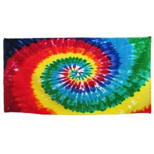  Hippie Tie Dye Swirl Reactive Beach Towel 60 X 30 Home 