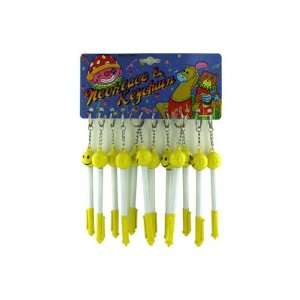  smiley face pen keychain  12 per card   Pack of 60: Home 