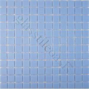   Blue Eco Glass Mosaic Glossy Glass Tile   14711: Home Improvement
