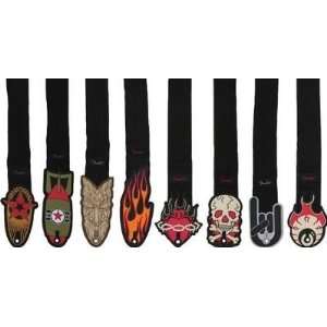  Fender Impact Strap Tiki Black Musical Instruments