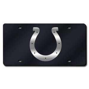   : Indianapolis Colts Black License Plate Laser Tag: Sports & Outdoors
