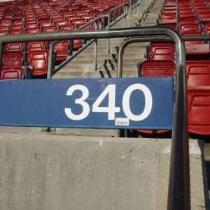  Giants Stadium 340 Section Signs  Blue   Sports 