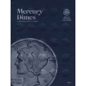  Whitman   Folder Mercury Dime 1916 1945 (Coin Collecting 