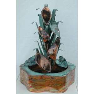  Tabletop Fountains Calla Lily Doublewall: Patio, Lawn 