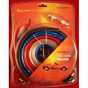  Caliber Audio 4 GA Amp Installation Kit: Car Electronics