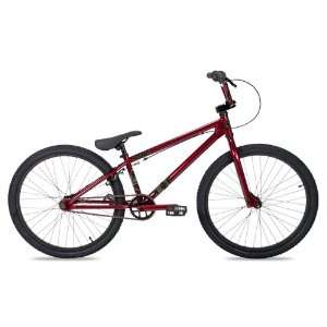  Dk Cygnus Bmx Bike With Black Rims (Red, 24 Inch) Sports 
