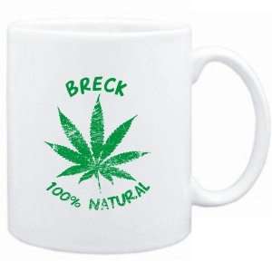  Mug White  Breck 100% Natural  Male Names: Sports 