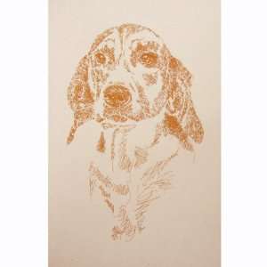  Foxhound Lithograph Signed by Stephen Kline
