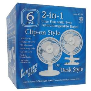 in 1 Clip on Style or Desk Style Fan 